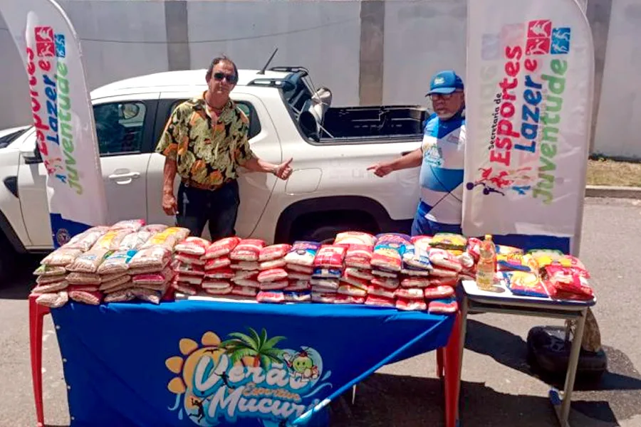 Esporte que transforma: alimentos arrecadados nos Jogos de Verão são destinados a famílias carentes