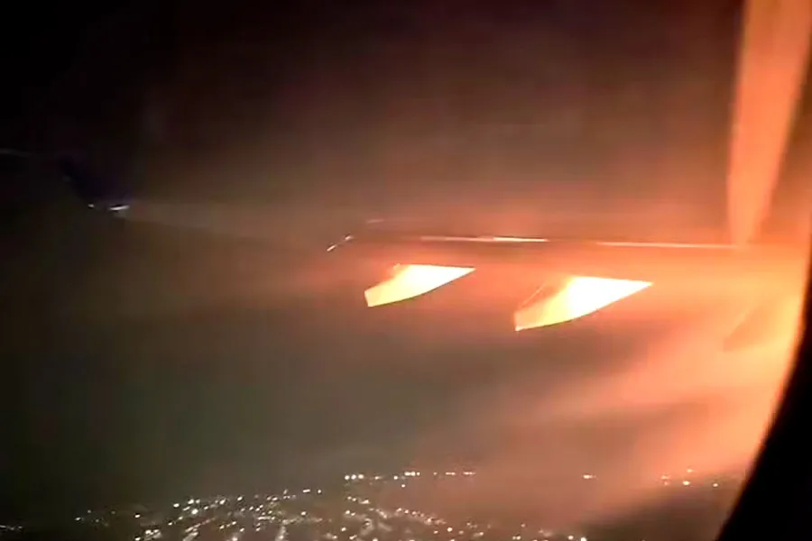 Vídeo registra explosão em motor de avião após decolagem no Aeroporto de Guarulhos