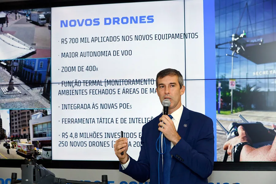 Governo do Estado entrega novos superdrones para intensificar combate a facções criminosas na Bahia