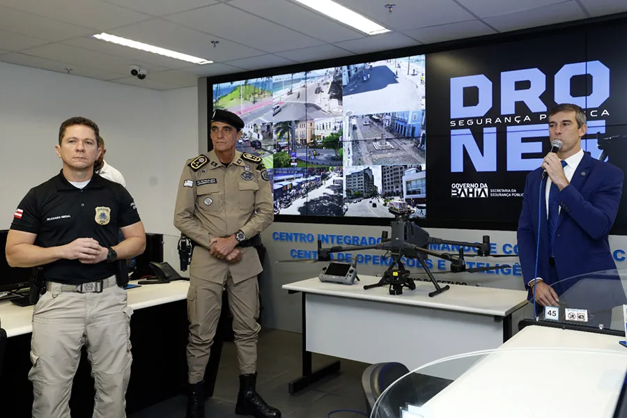 Governo do Estado entrega novos superdrones para intensificar combate a facções criminosas na Bahia