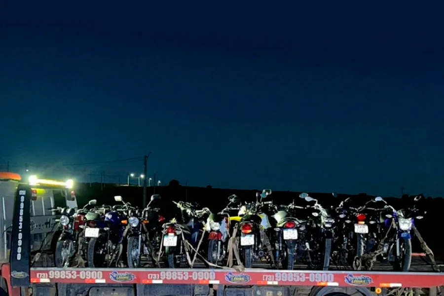 Operação Pegasus da 87ª CIPM apreende 12 motocicletas por manobras perigosas 