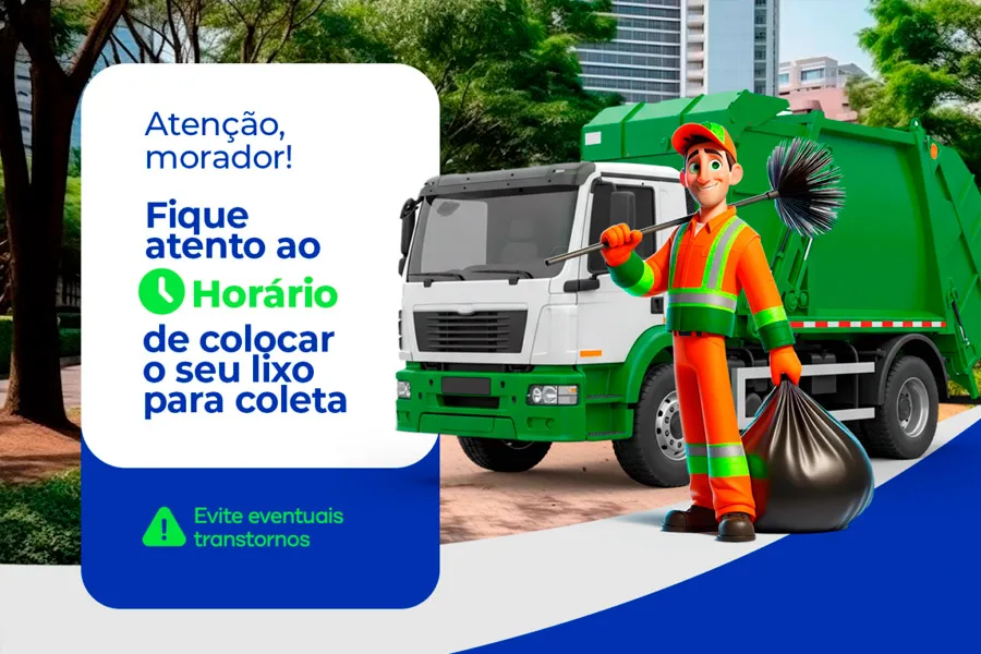 Prefeitura orienta população sobre atualização dos horários na coleta de lixo
