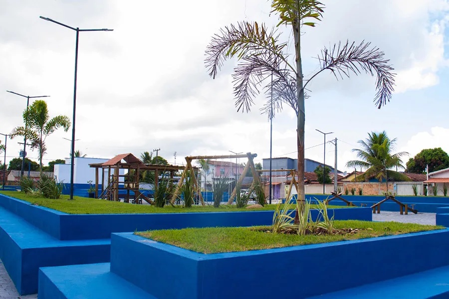 Prefeitura de Nova Viçosa inaugura a Nova Praça Manuel Pedro dos Santos