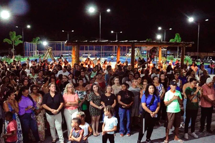 Prefeitura de Nova Viçosa inaugura a Nova Praça Manuel Pedro dos Santos