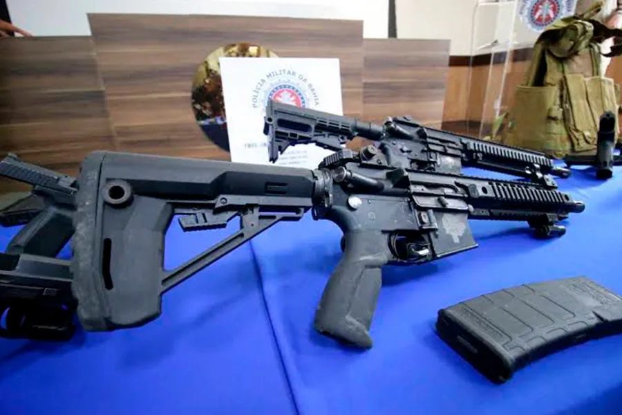 Polícia da Bahia aumenta em 50% as apreensões de armas e aparece no “Top 3” dos estados que mais localizaram armamentos no Brasil