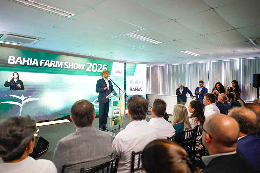 Governo do Estado destaca crescimento do agronegócio durante lançamento da Bahia Farm Show 2026