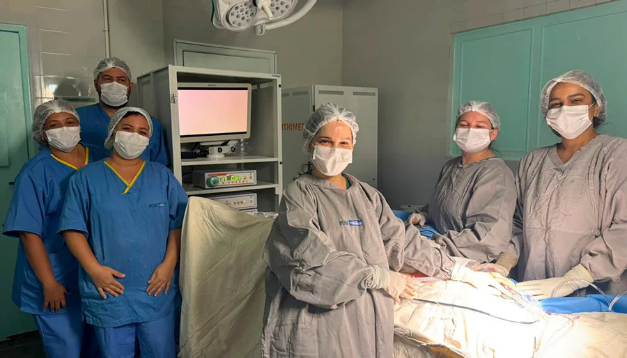 IPERBA realiza primeira cirurgia ginecológica por videolaparoscopia e avança na assistência à saúde da mulher