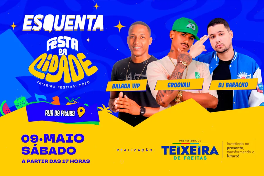 Prefeitura realiza Esquenta Festa da Cidade neste sábado (09) na Rua da Pituba