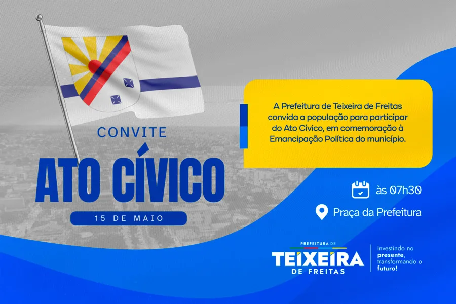 Prefeitura Municipal convida população para Ato Cívico e Caminhada da Paz