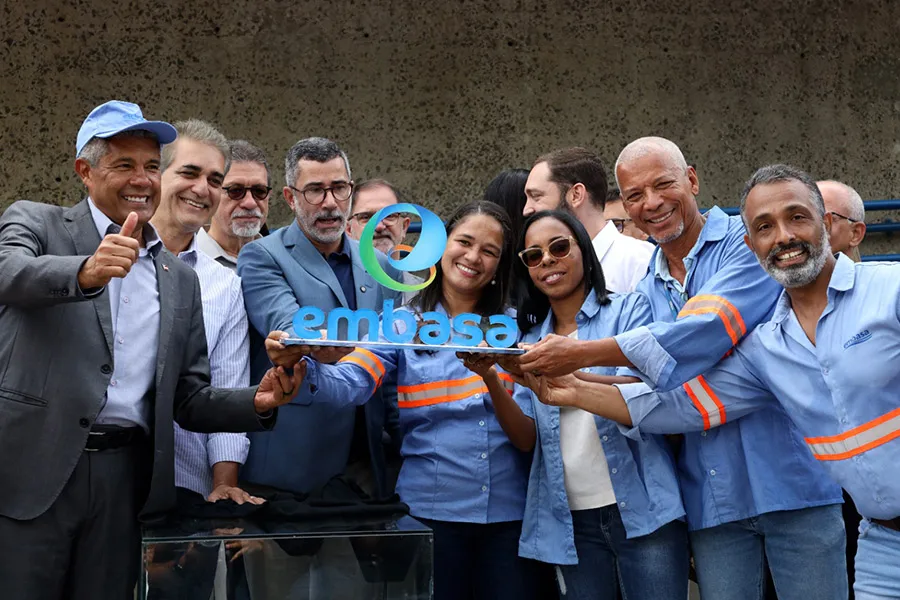 Embasa celebra 55 anos levando água, saúde e desenvolvimento para a Bahia Embasa celebra 55 anos levando água, saúde e desenvolvimento para a Bahia