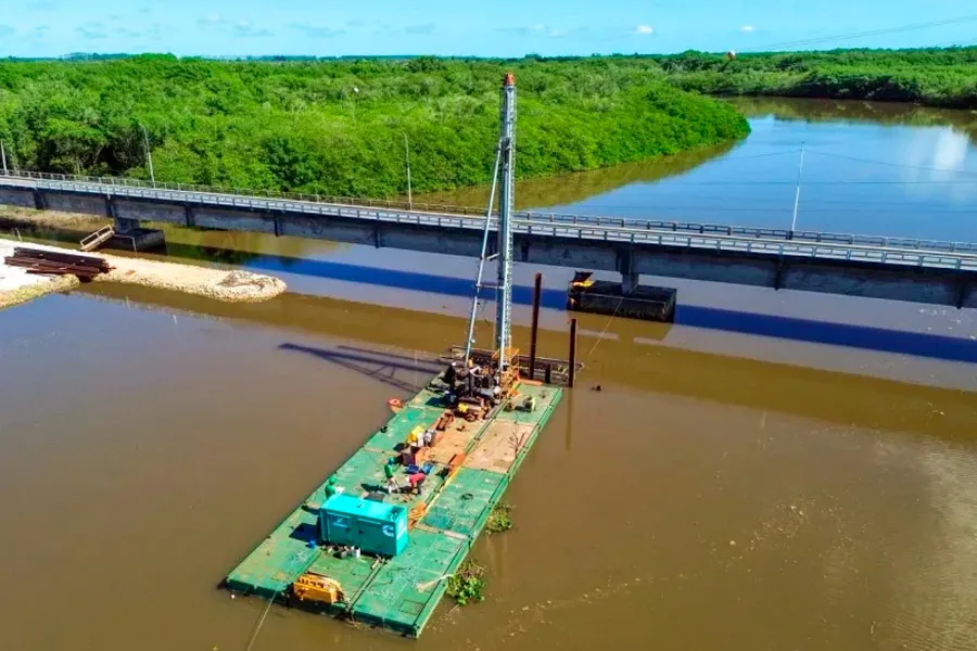 Nova ponte de mão dupla avança e começa a mudar infraestrutura e mobilidade em Prado