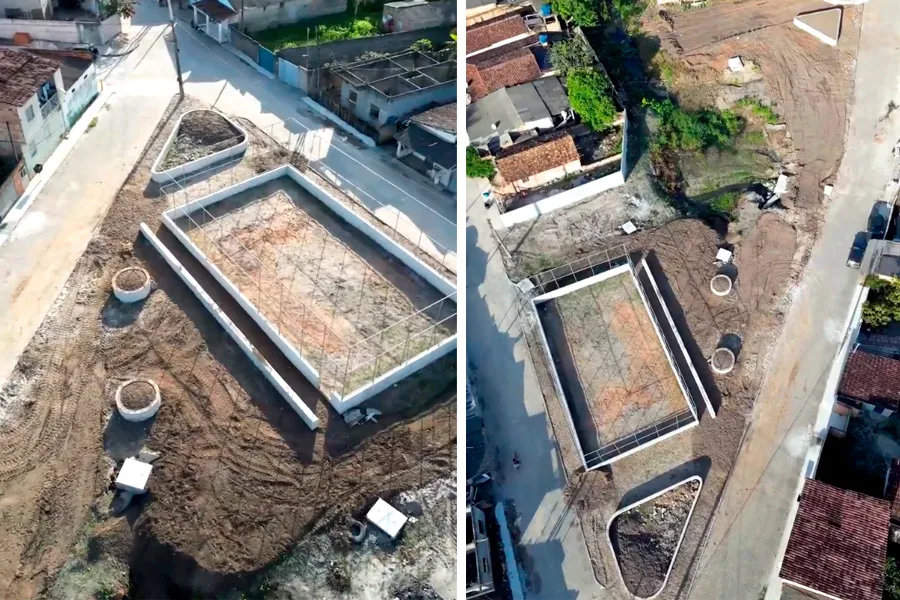 Obra da nova praça no Henrique Brito valoriza comunidade e fortalece desenvolvimento urbano Obra da nova praça no Henrique Brito valoriza comunidade e fortalece desenvolvimento urbano