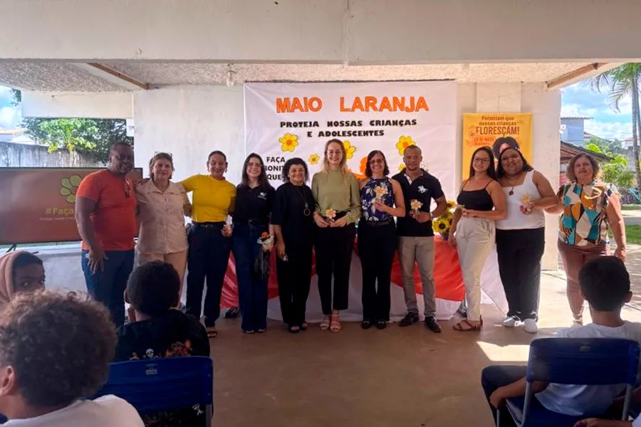 Escolas de Mucuri fortalecem rede de proteção à infância com ações do Maio Laranja e campanha “Faça Bonito” Escolas de Mucuri fortalecem rede de proteção à infância com ações do Maio Laranja e campanha “Faça Bonito”
