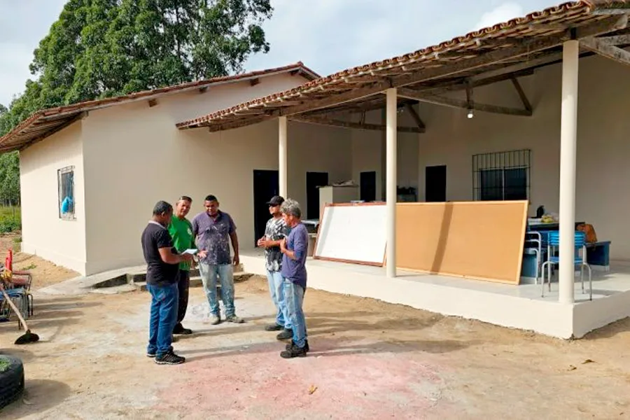 Prefeitura de Mucuri reforma Posto de Saúde do Lagoa Bonita e finaliza revitalização de escola