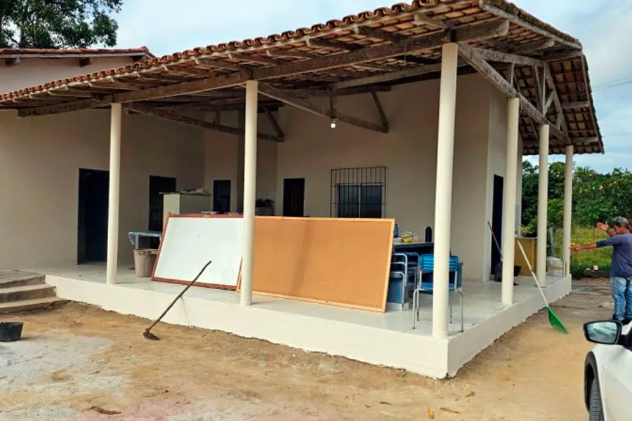 Prefeitura de Mucuri reforma Posto de Saúde do Lagoa Bonita e finaliza revitalização de escola Prefeitura de Mucuri reforma Posto de Saúde do Lagoa Bonita e finaliza revitalização de escola