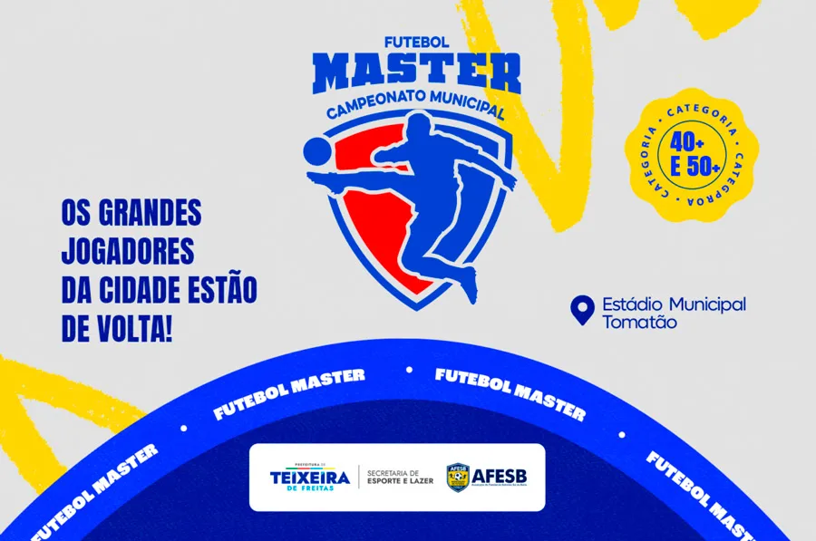 Campeonato Municipal Master entra na fase semifinal com disputas decisivas no Estádio Municipal