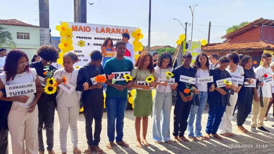 Maio Laranja: Mucuri encerra ações da campanha com grande apoio da comunidade escolar Maio Laranja: Mucuri encerra ações da campanha com grande apoio da comunidade escolar