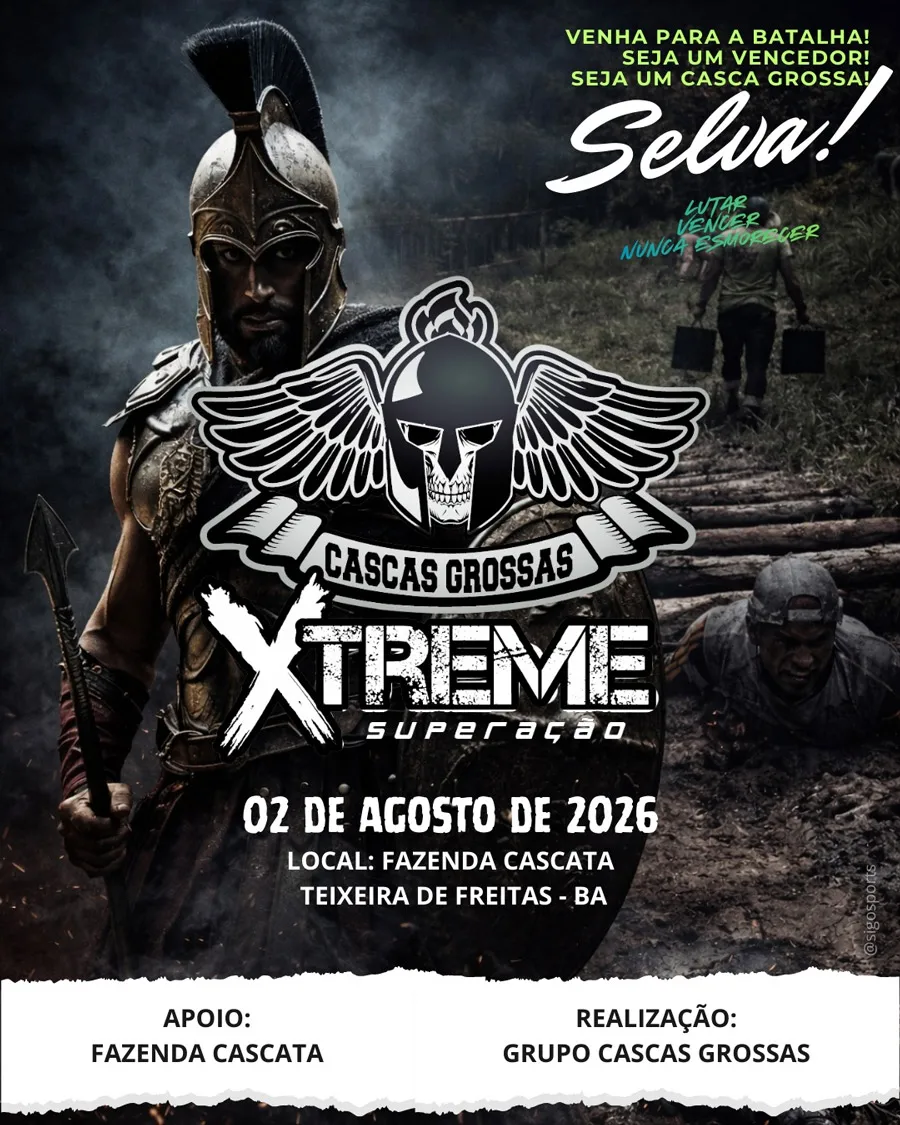 3º Extreme Casca Grossa abre inscrições e promete desafiar atletas em percurso radical de 7 km