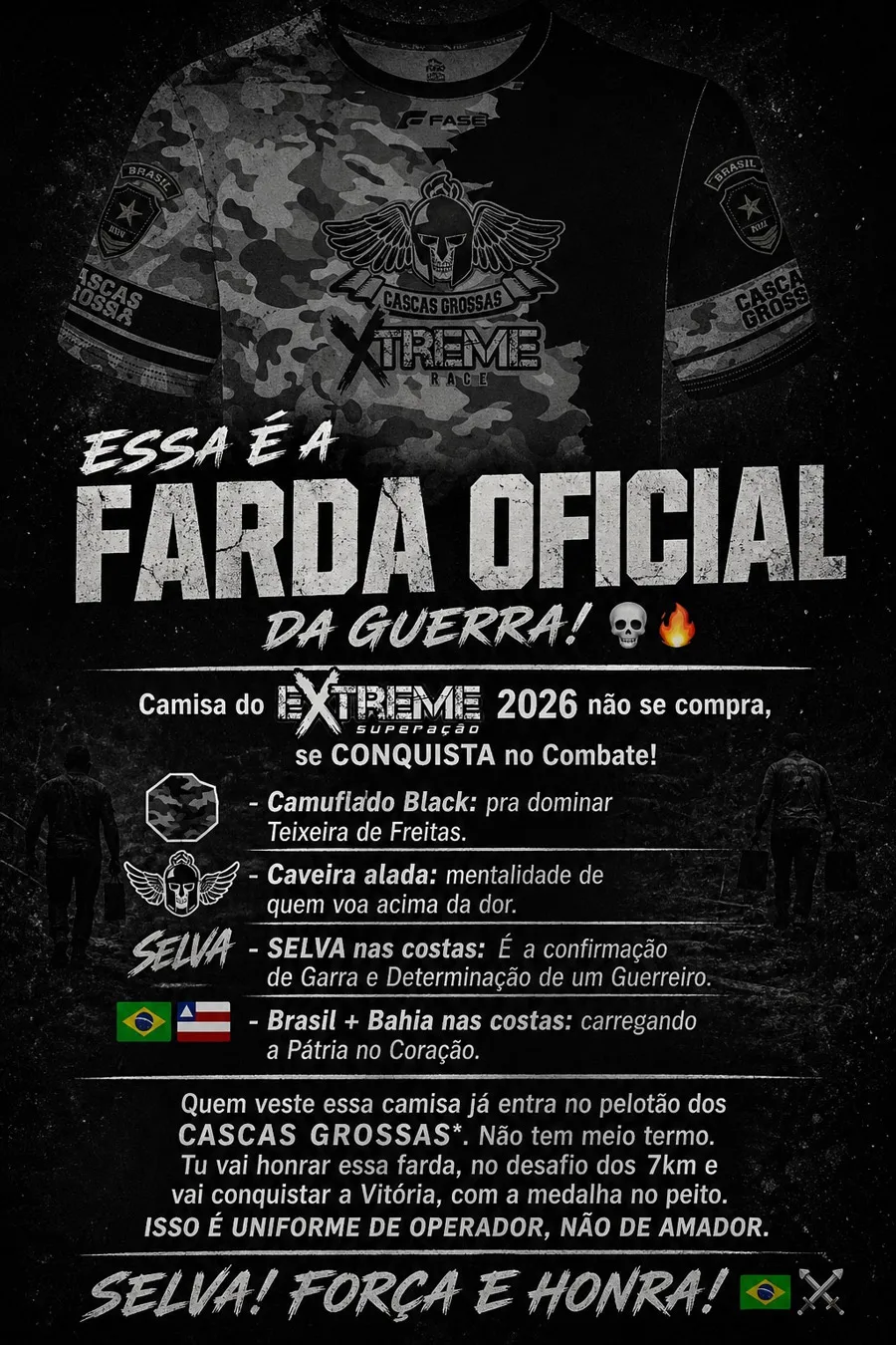 3º Extreme Casca Grossa abre inscrições e promete desafiar atletas em percurso radical de 7 km