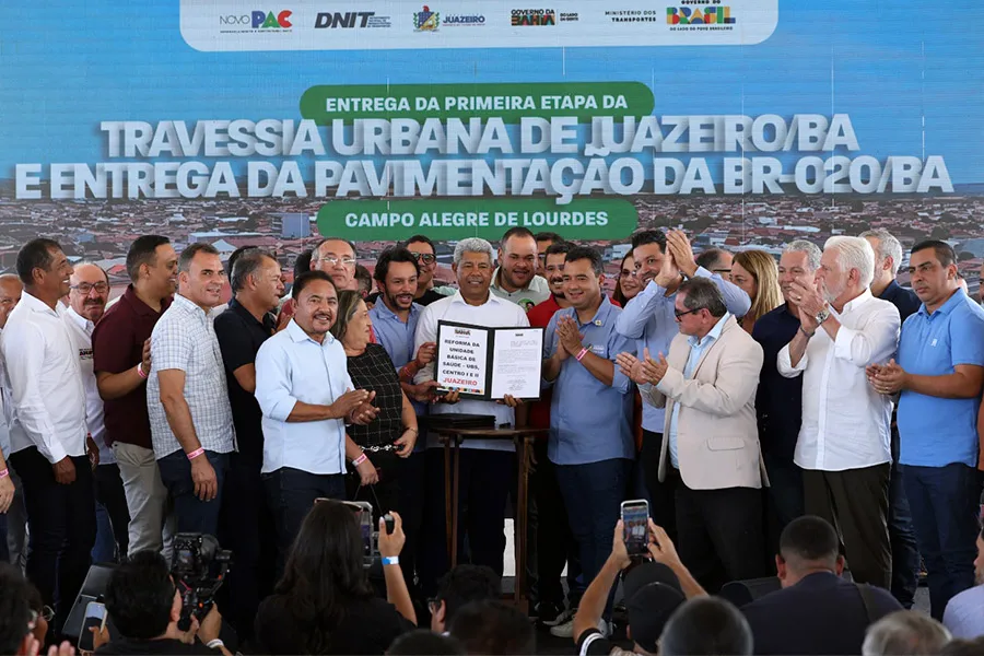 Parceria Bahia-Brasil beneficia Juazeiro com inauguração de obras de infraestrutura rodoviária