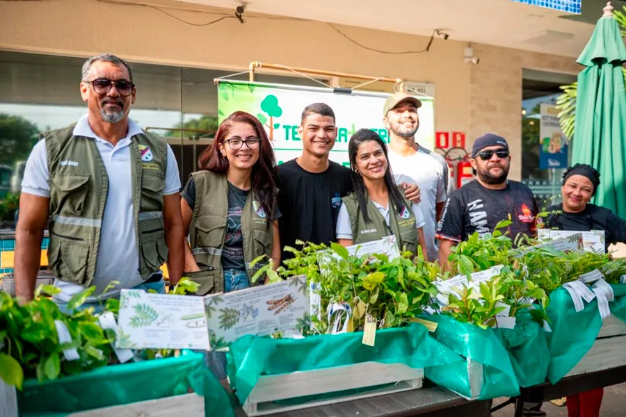Drive Thru distribui mais de 400 mudas nativas da Mata Atlântica
