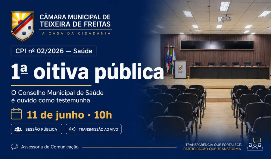 CPI da Saúde realiza sua primeira oitiva no dia 11 de junho