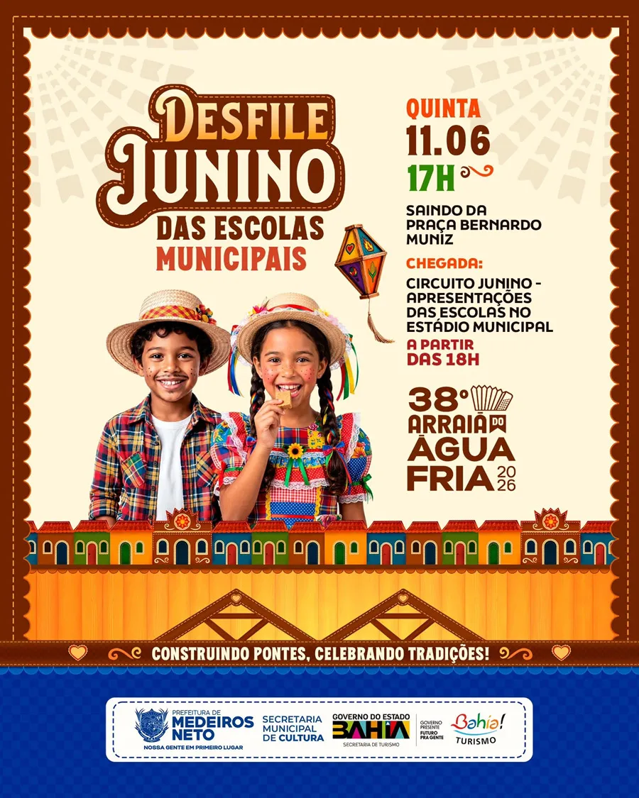 Abertura oficial do 38º Arraiá do Água Fria acontece nesta quinta-feira 