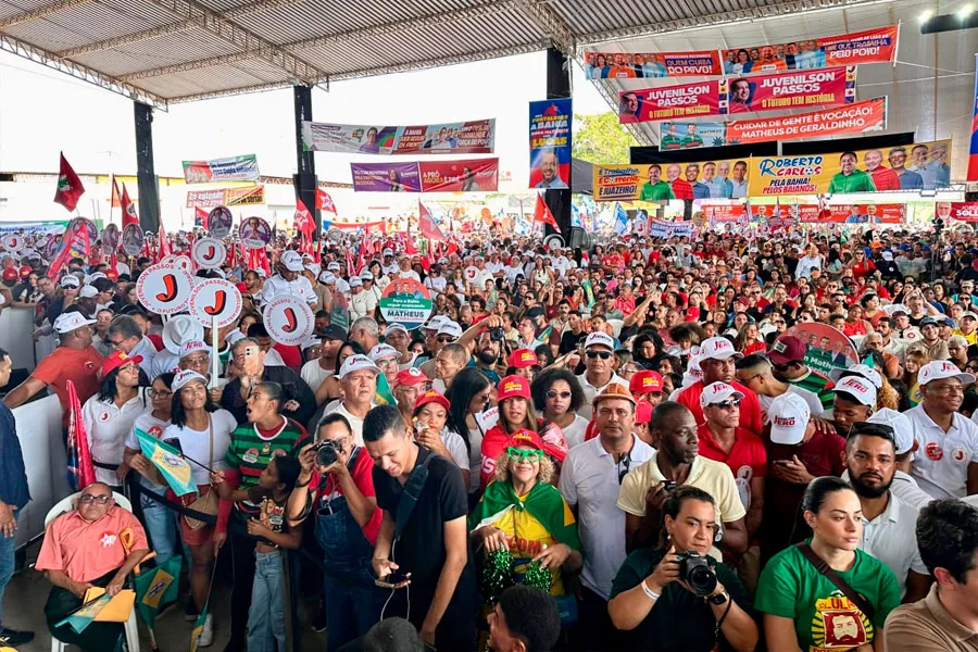 Em Juazeiro, Jerônimo exalta parceria com Andrei e Lula e diz que cidade vive novo ciclo de desenvolvimento