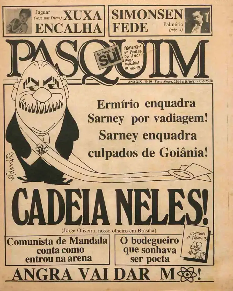 Edições regionais de O Pasquim em SP e RS ganham acervo digital