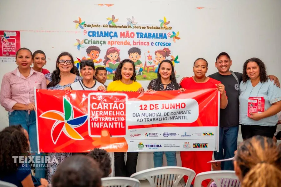 Campanha de Combate ao Trabalho Infantil mobiliza escolas, equipamentos sociais e espaços públicos