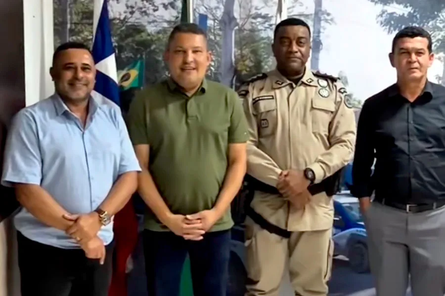 Jonatas Santos se reúne com Polícia Militar para reforçar segurança do evento “Clamor e Marcha por Teixeira”