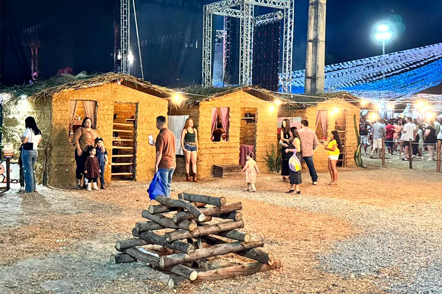 Resgate histórico e inovação: Ornamentação é um show à parte no 38º Arraiá do Água Fria