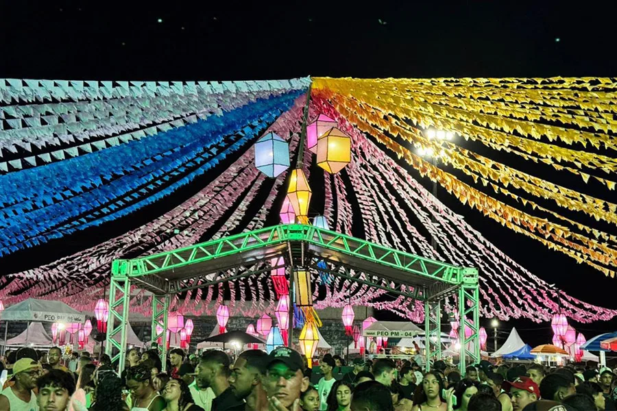 Resgate histórico e inovação: Ornamentação é um show à parte no 38º Arraiá do Água Fria