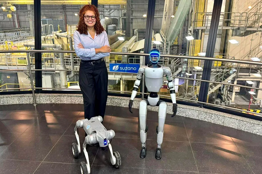 Suzano avança na transformação digital da indústria com inspeções robóticas em Mucuri