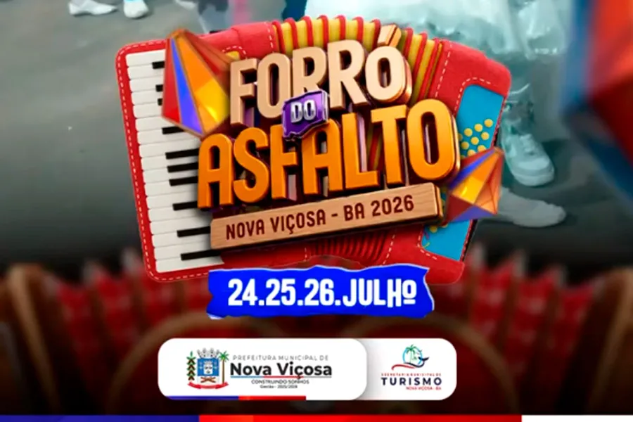 Nova Viçosa entra em contagem regressiva para o Forró do Asfalto nos dias 24, 25 e 26 de julho