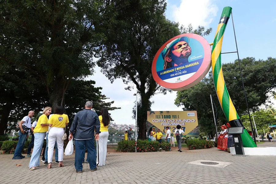 Bahia dá início à contagem regressiva para a Copa do Mundo FIFA de Futebol Feminino 2027 Bahia dá início à contagem regressiva para a Copa do Mundo FIFA de Futebol Feminino 2027
