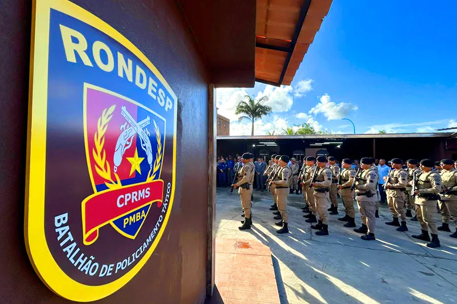 RONDESP RMS ganha nova sede em Simões Filho para reforçar o combate ao crime organizado