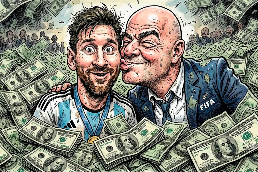 Por que a FIFA quer Messi campeão: quando o VAR veste azul e branco Por que a FIFA quer Messi campeão: quando o VAR veste azul e branco
