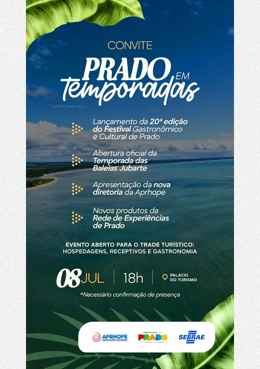 Prado promove encontro para impulsionar o turismo e apresentar novidades da temporada 2026