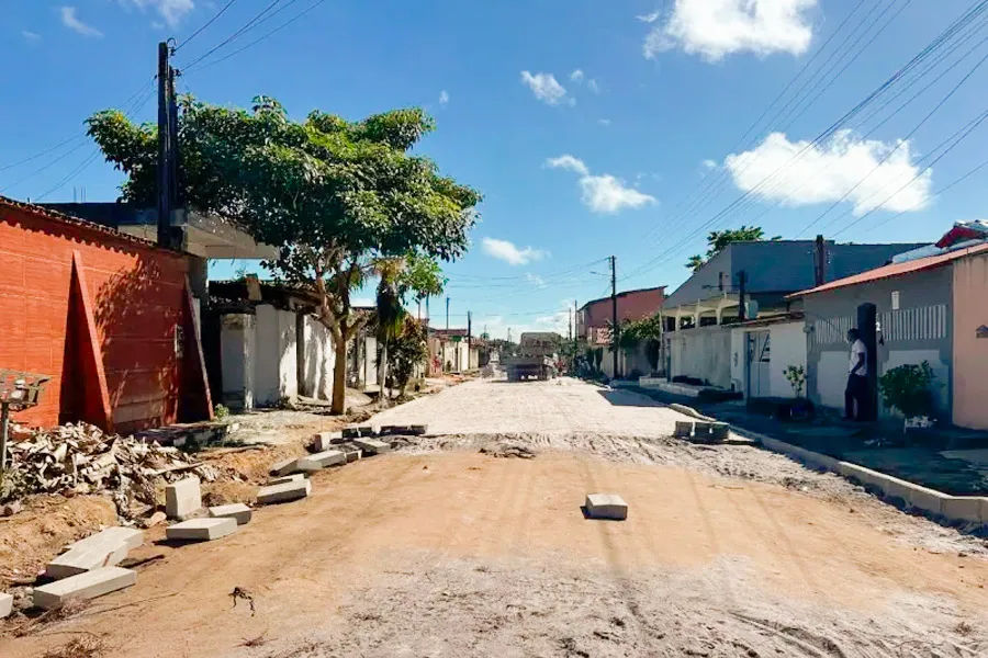 Pavimentação avança no bairro Primavera e melhora mobilidade em Posto da Mata