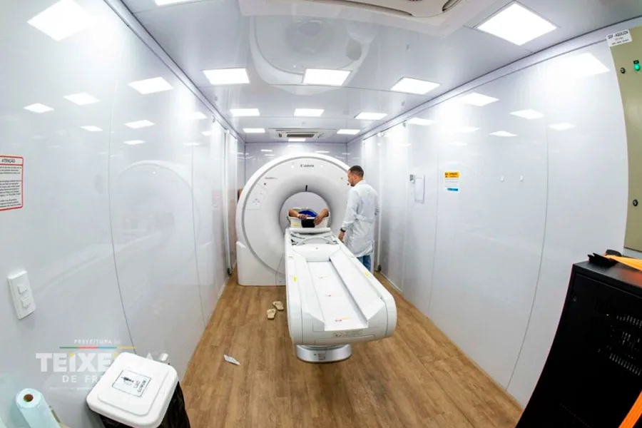 Carreta de Imagem amplia acesso a exames de tomografia e ultrassonografia em Teixeira de Freitas