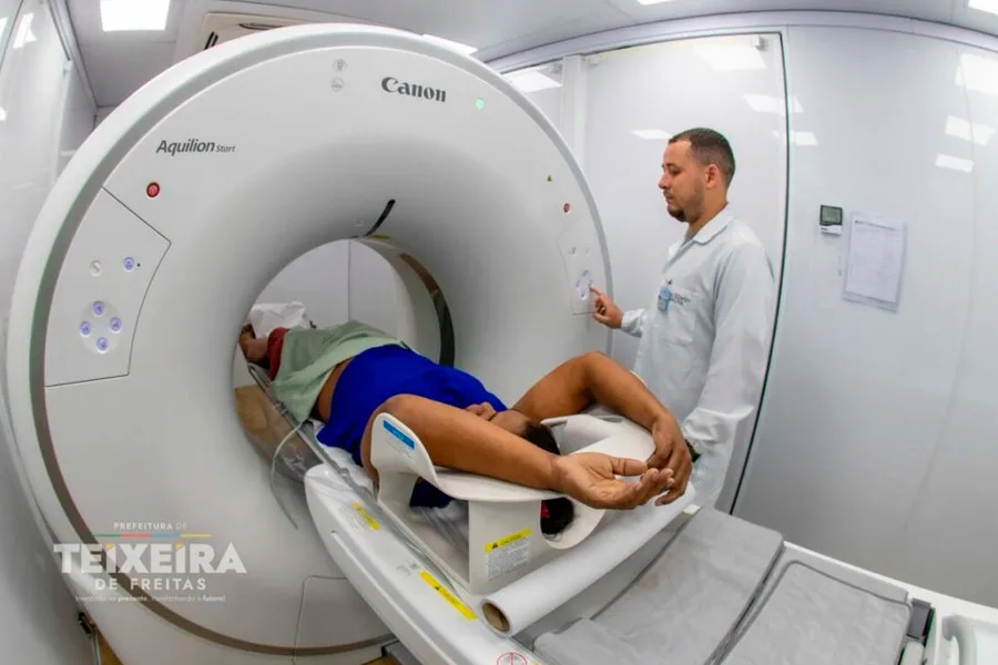 Carreta de Imagem amplia acesso a exames de tomografia e ultrassonografia em Teixeira de Freitas
