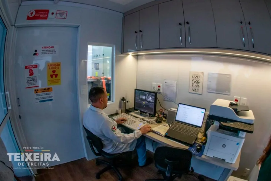Carreta de Imagem amplia acesso a exames de tomografia e ultrassonografia em Teixeira de Freitas