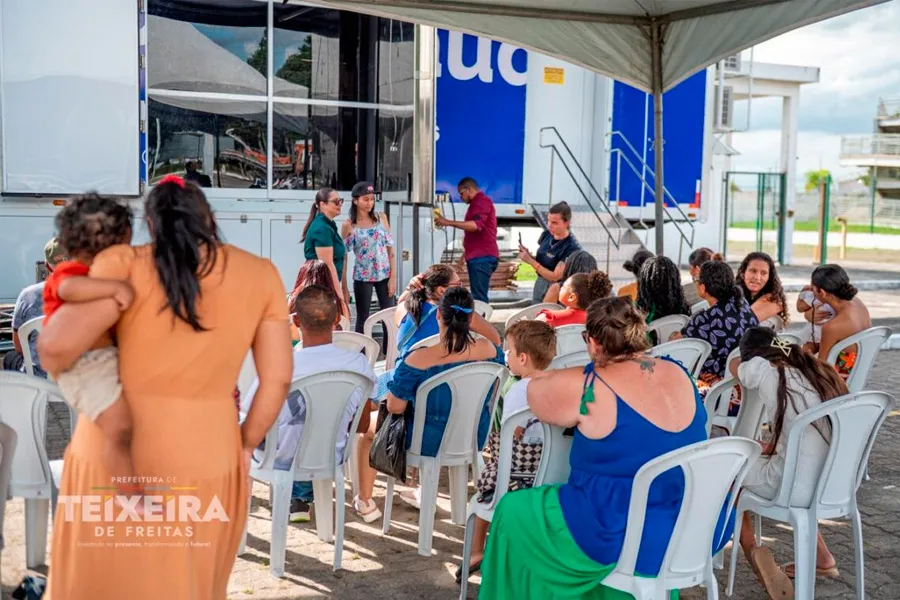 Carreta de Imagem amplia acesso a exames de tomografia e ultrassonografia em Teixeira de Freitas