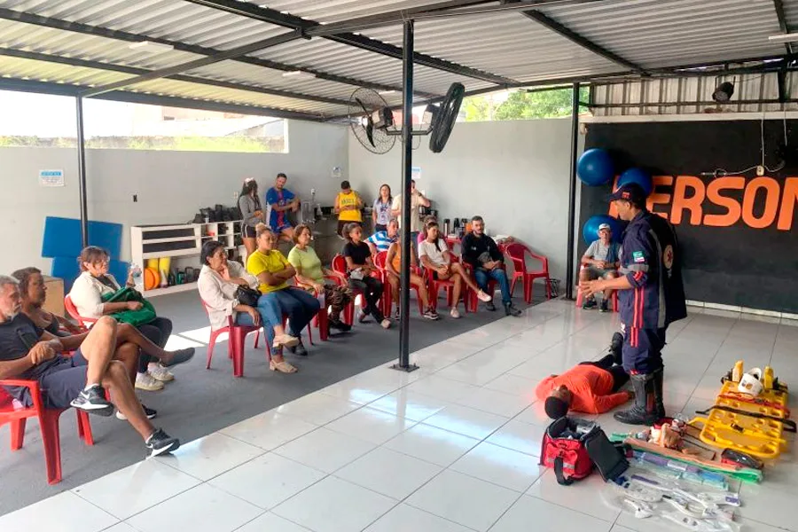 VISAT promove ação integrada de saúde do trabalhador com serviços gratuitos e treinamento em primeiros socorros