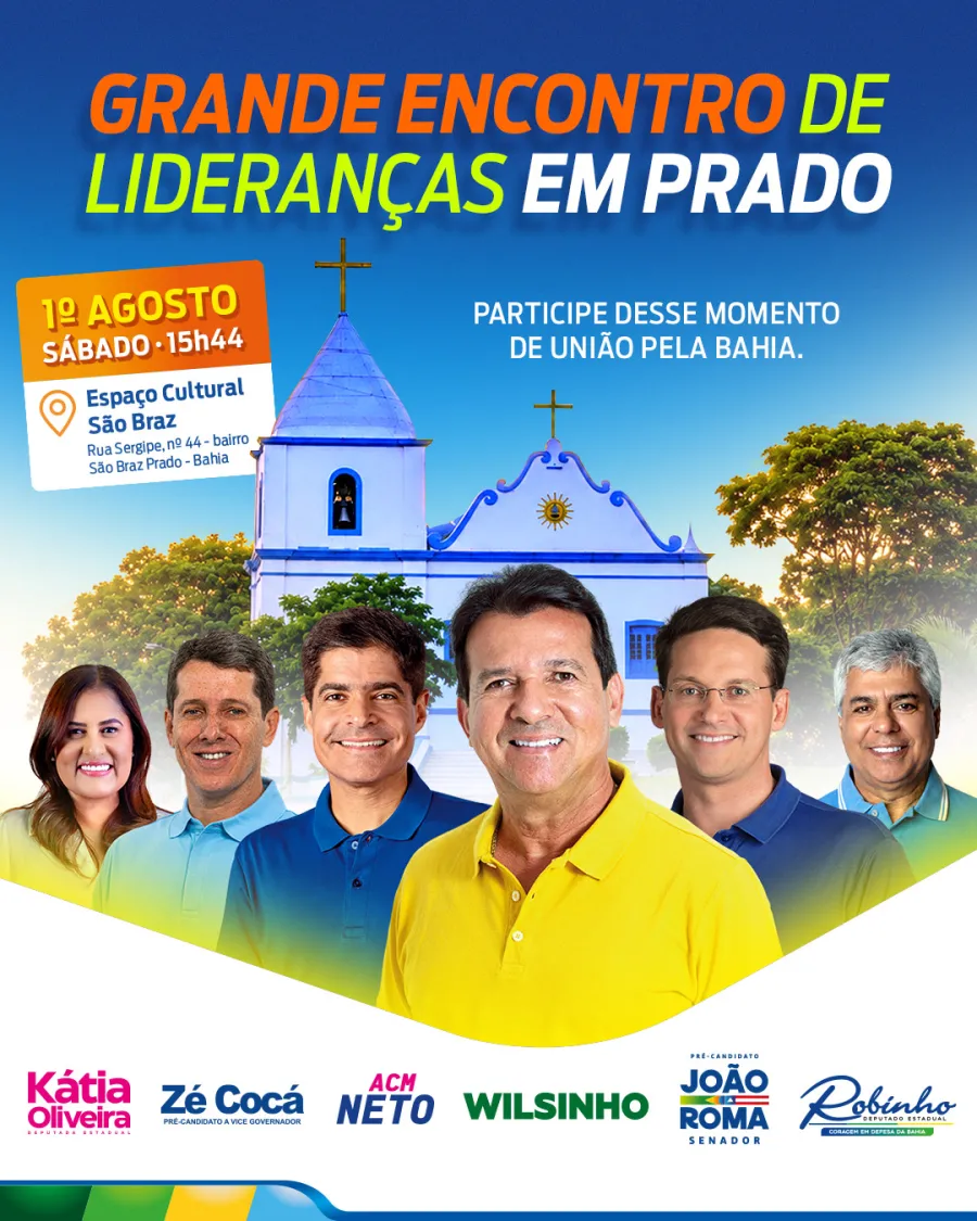 Pré-candidato ao governo estadual ACM Neto participará de encontro com lideranças no Prado Pré-candidato ao governo estadual ACM Neto participará de encontro com lideranças no Prado