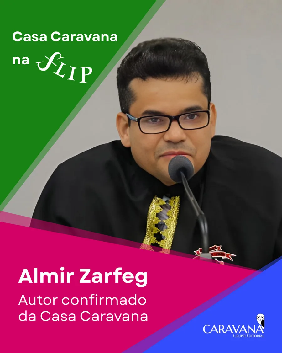 Almir Zarfeg na 24ª Festa Literária Internacional de Paraty (Flip) 2026