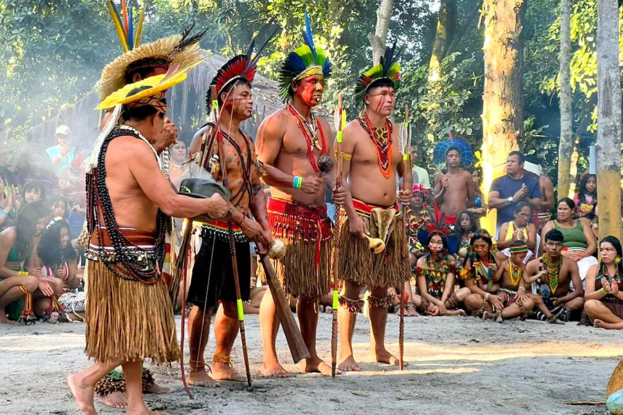 Com apoio da Suzano, indígenas do território Tupinikim e Guarani do Espírito Santo participam de intercâmbio cultural na Bahia