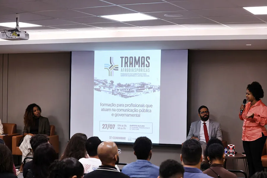 Comunicadores do Estado participam de formação sobre antirracismo e direitos humanos