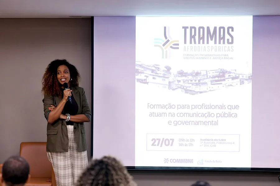 Comunicadores do Estado participam de formação sobre antirracismo e direitos humanos